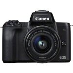 Canon eos m50 + objectif 15 - 45 mm - appareil photo hybride - capteur aps - c 24 mp