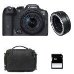 Canon eos r7 + rf - s 18 - 150mm f3. 5 - 6. 3 is stm + sac + carte sd 8 go + bague ef - eos r