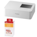 Canon imprimante selphy cp1500 blanc + rp108