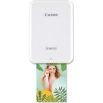 Imprimante photo portable - canon - zoemini - zink - 5 x 76 cm - bluetooth - blanc
