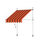 Canop�e store banne manuel 200 x 150 cm - auvent de terrasse sans per�age - r�glable avec manivelle - ...