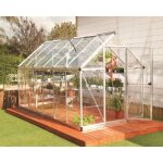 Canopia by palram serre de jardin harmony 370 x 185 cm argent