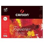 Canson figueras papier � dessin 50 x 65 cm 10 feuilles blanc naturel - 200857230