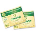 Lot de 2 pochettes - canson - papier à dessin - 24x32 cm - blanc - 180g - 12 feuilles Lot de 2 pochettes - canson - papier à dessin - 24x32 cm - blanc - 180g - 12 feuilles