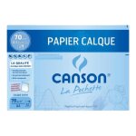Canson la pochette papier - calque 240 x 320 mm 12 feuilles