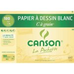 Papier dessin - canson - c à grain - 21 x 297 cm - 180g - 12 feuilles - blanc Papier dessin - canson - c à grain - 21 x 297 cm - 180g - 12 feuilles - blanc