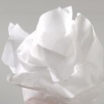 Rouleau papier de soie - canson - 50 x 500 cm - 20 g - blanc - sans pli