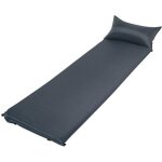 Matelas autogonflant confort - cao camping - gris - 186 x 51 cm - camping