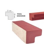 Bandes en caoutchouc pour billards anglais 7ft - supreme - lot de 6 - longueur 95. 5 cm