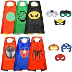Cape super heros adulte deguisement super hero cadeaux garcon 5 - 10 ans jouet garcon costume spiderman ...
