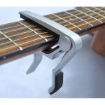 Capodastre - trigger - aluminium - guitare acoustique / lectrique - quick - change - rglage facile