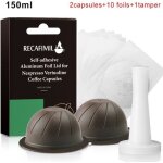 Capsules de café rechargeables de nespresso vertuoline & vertuo en acier inoxydable filtre dosettes réutilisab ... Capsules de café rechargeables de nespresso vertuoline & vertuo en acier inoxydable filtre dosettes réutilisab ...