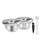 Capsules de café réutilisables - bialetti - brikka - acier inoxydable - filtre rechargeable - couleur ... Capsules de café réutilisables - bialetti - brikka - acier inoxydable - filtre rechargeable - couleur ...