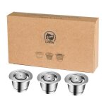 Capsules de caf rutilisables emballage cologique rechargeables pour nespresso pour machine  crme ...