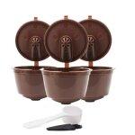 Capsules rechargeables pour dolce gusto filtre � caf� en acier inoxydable r�utilisable pour mini lumio ...