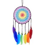 Capteur de rêves multicolorecapteur de rêves avec plumes fait main fait à la main exquise attrape reve ... Capteur de rêves multicolorecapteur de rêves avec plumes fait main fait à la main exquise attrape reve ...