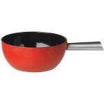 Caquelon en fonte stockli - 24 cm - rouge - tous feux dont induction