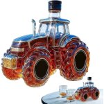 Carafes � alcool carafe � whisky en forme de tracteur en verre distributeur de bouteilles de vin vide ...