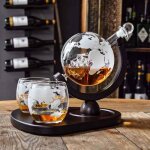 Carafe décanteur globe et verres (x2) - cadeau maestro Carafe décanteur globe et verres (x2) - cadeau maestro