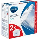 Carafe filtrante - brita - aluna - 2. 4 l - blanc - 2 cartouches maxtra + incluses