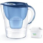 Carafe filtrante - brita - marella xl + 1 maxtra pro pp - capacit 35 l - 150 l - couleur bleu