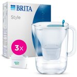 Carafe filtrante brita - style bleu - capacit� 24l dont 14l deau filtr�e - 3 mois maxtra pro