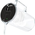 Carafe filtrante en verre - debsy - 3 l - affichage led - charbon actif - sans bpa - 17x15x27 cm - herm�tique ...