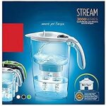 Carafe - laica - stream - couleur verte - inclus 2 filtres - 24 litres