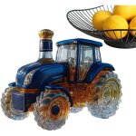 Carafe � liqueur de tracteur en verre conteneur de stockage amusant bouteille vide de 750 ml avec forme ...