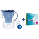 Carafe marella bleue brita + pack de 6 cartouches maxtra pro all - in - 1