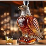 Carafe en verre pour d�canteur de whisky cadeaux pour hommes p�re mari d�coration de bar � domicile pour ...