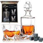 Carafe et verre � whisky twist designer carafe et 2 verres � whisky avec 6 pierres � whisky en granit ...