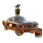 Carafe � whisky en forme de voiture en verre borosilicate