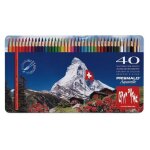 Crayons de couleur aquarelle - caran dache - prismalo - lot de 40 - couleurs bleu et multi - mixte