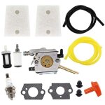 Carburateur filtre  air bougie dallumage pour stihl h24d fs48 fs52 fs66 fs81 fs86 fs106 br400 dbroussailleus ...