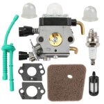 Carburateur avec filtre à air ligne de carburant joint kit de bougie dallumage pour stihl fs38 fs45 fs46 ... Carburateur avec filtre à air ligne de carburant joint kit de bougie dallumage pour stihl fs38 fs45 fs46 ...