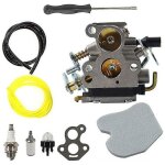 For carburateur husqvarna 235 / 235e / 236 / 240e c1t - w33 tournevis r�glage + filtre air 4 pi�ces zama ...