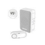 Carillon sans fil - honeywell home - dc312sp2usb - rechargeable usb - portable - blanc