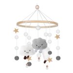 Carillons à vent mobiles pour bébé avec boules en feutre - nuages 3d - carillon à vent mobile - en bois ... Carillons à vent mobiles pour bébé avec boules en feutre - nuages 3d - carillon à vent mobile - en bois ...
