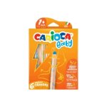 Carioca baby 3 in 1 crayon non permanent assortiment de couleurs vives 10 mm extra large pack de 6