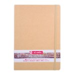 Carnet - croquis - dessin - a4 - 21x297cm - 80 pages - 140g - kraft - sakura