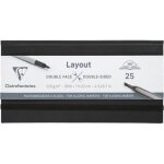 Carnet - dessin - pour feutre � alcool encre de chine - 11x22cm - 220g - clairefontaine - layout