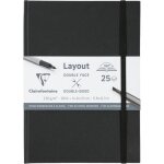 Carnet - dessin - pour feutre � alcool encre de chine - a5 - 220g - clairefontaine - layout
