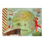 Carnets - editions kiub : carnet de voyage illustr� monde gwenaelle trolez