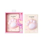 Carnet de notes kawaii girly squishy - patte de chat
