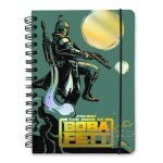 Carnet de notes - star wars - livre de boba fett - a5 - couverture rigide - poche intrieure
