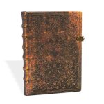 Carnet - paperblanks - grolier - cuir marron - 130 x 180 mm - 240 pages