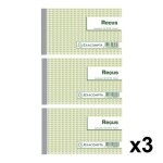 3 carnets de reçus - 105x18cm - autocopiant - dupli - 50 feuilles - exacompta - 23170e 3 carnets de reçus - 105x18cm - autocopiant - dupli - 50 feuilles - exacompta - 23170e