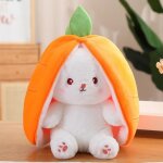 Carotte - 25 cm - jouet en peluche kawaii fruit transm4 bunny carotte harvey transformez - vous en lapin ...