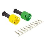 Bouchons dclairage - carpoint - jaune / vert / noir - 7 pices - universel - remorque